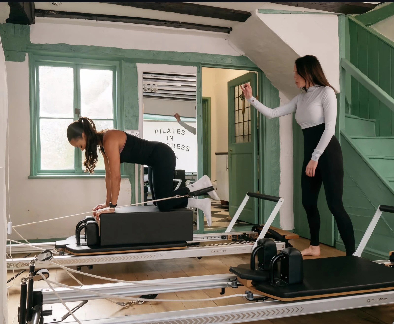 Professional Pilates instruction at The Pines Studio with Merrithew equipment